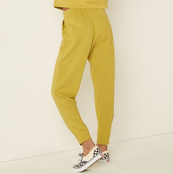 Victoria Secret High Waist Campus Jogger Golden Pear Wash Size XS Unisex - Picture 3 of 5